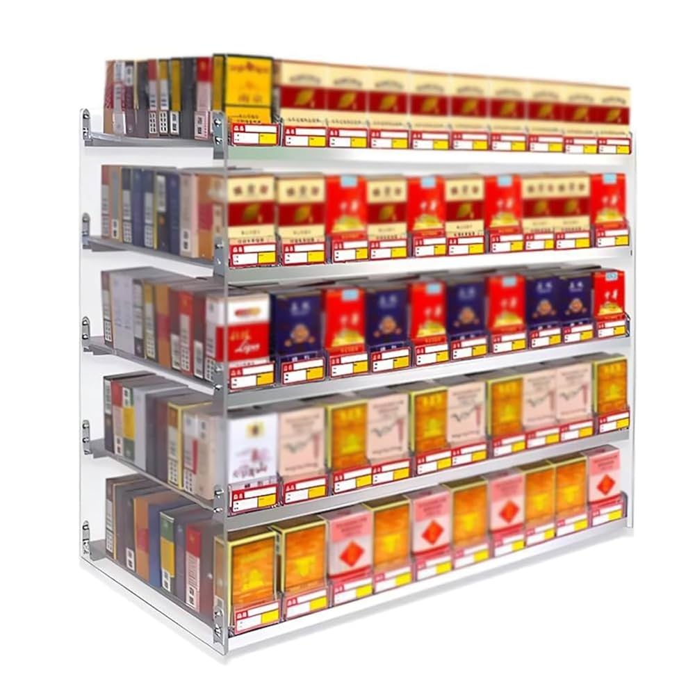 販促品 什器 事務店舗用品 タバコ収納棚 アクリル　 A０４ Amazon.co.jp: タバコディスプレイホルダー - 店舗用タバコ陳列