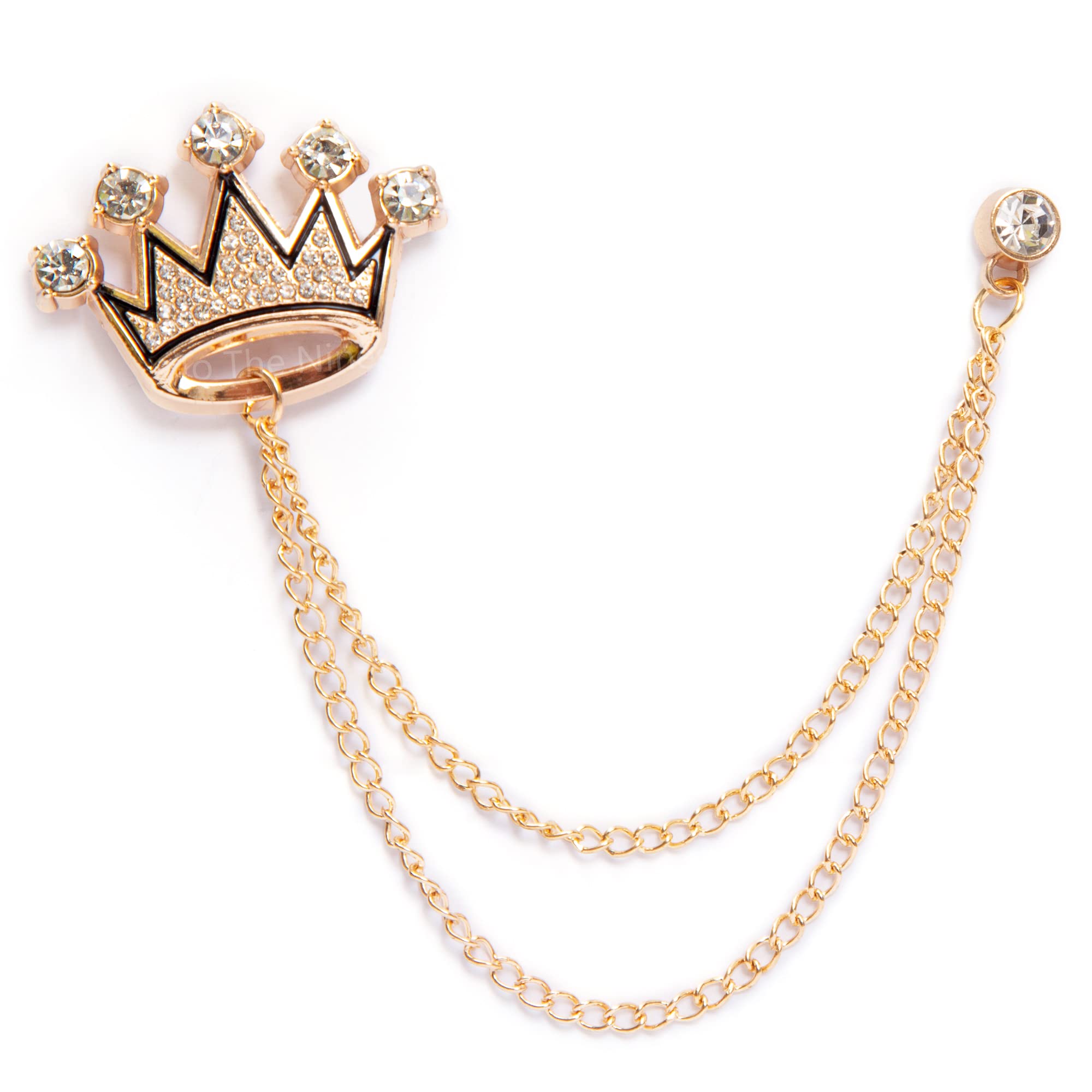 Golden Crown Brooch