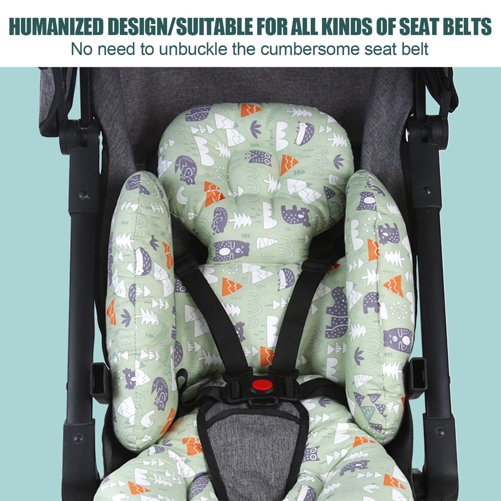 Inserto para cochecito – Almohada de apoyo para la cabeza y el cuerpo del