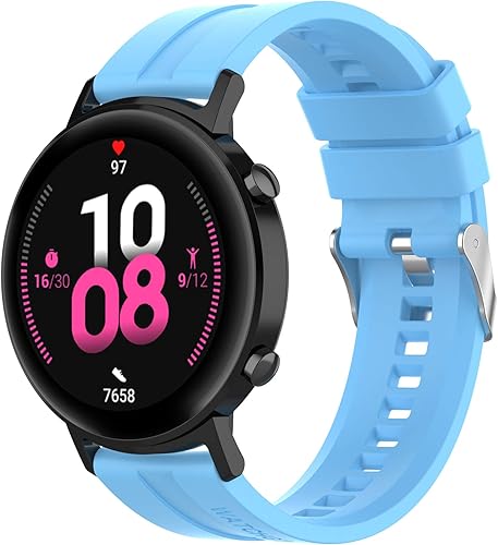 Miniatura 2 de Senter Correa para HUAWEI Watch GT2 de 1.654 in, correa de repuesto deportiva de silicona suave de 0.78 pulgadas, compatible con HUAWEI Watch GT2 de