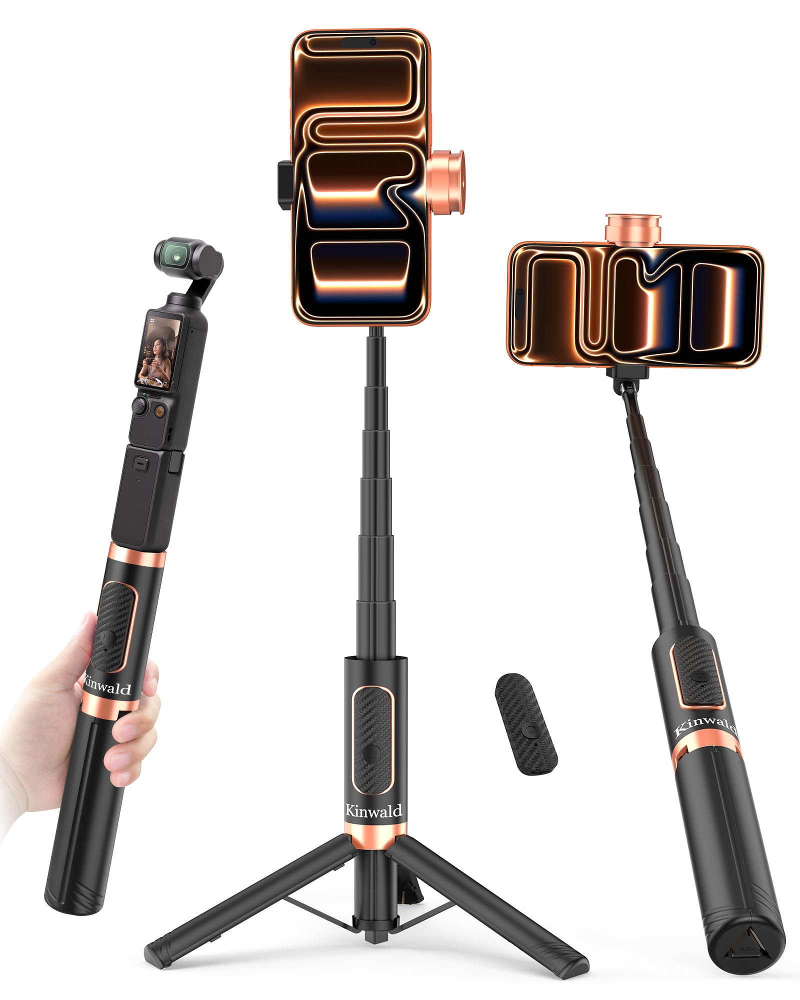 Amazon.com: Selfie Stick Tripod for iPhone & Android, 35