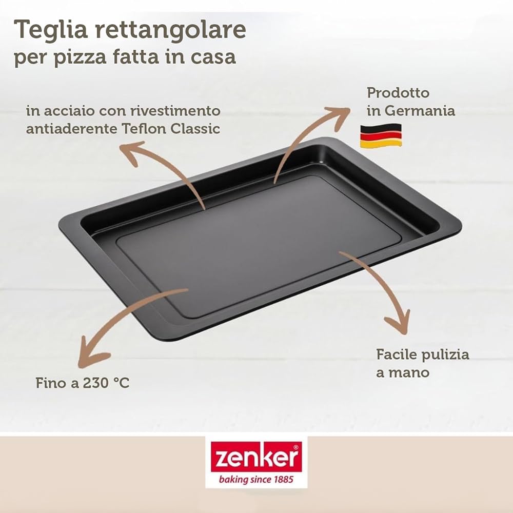 Teglia Per Pizza Dr. Oetker - Antiaderente 42x29cm Per Forno - Foto 3