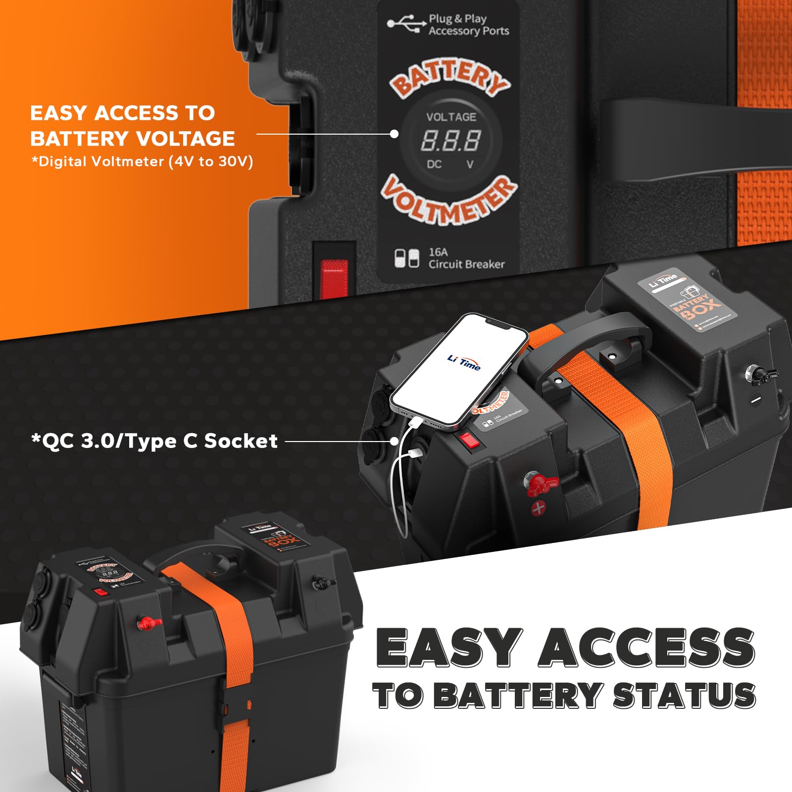 Amazon.com: LiTime 12V 100Ah BCI Group 24 LiFePO4 Lithium