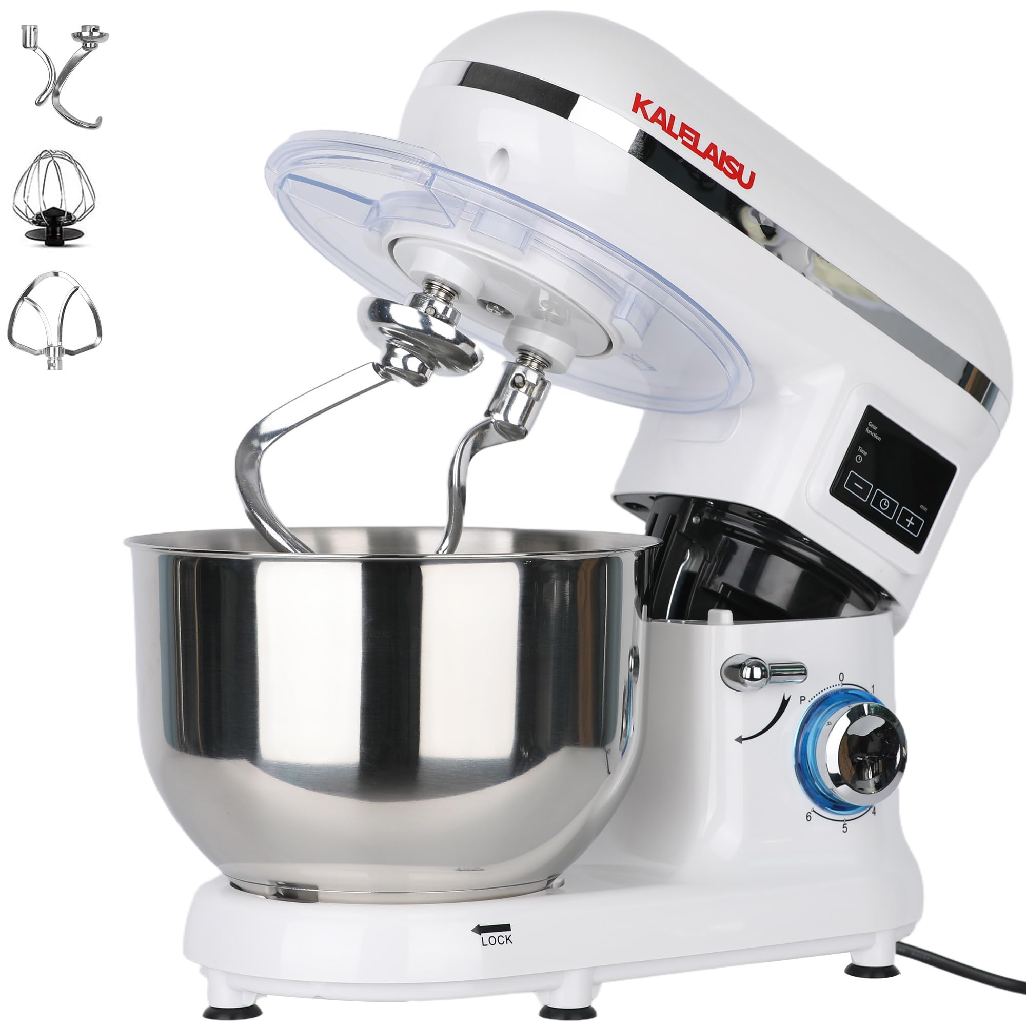 Amazon | スタンドミキサー 業務用スタンドミキサー 5.5L大容量ボウル