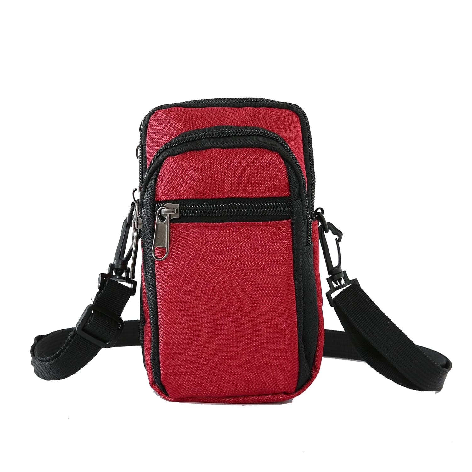 Kuber Industries Paspport Holder for Men & Women|Multifunction Passport Cover Bag|Nylon Passport Pouch for Luggage (Red)-image-22