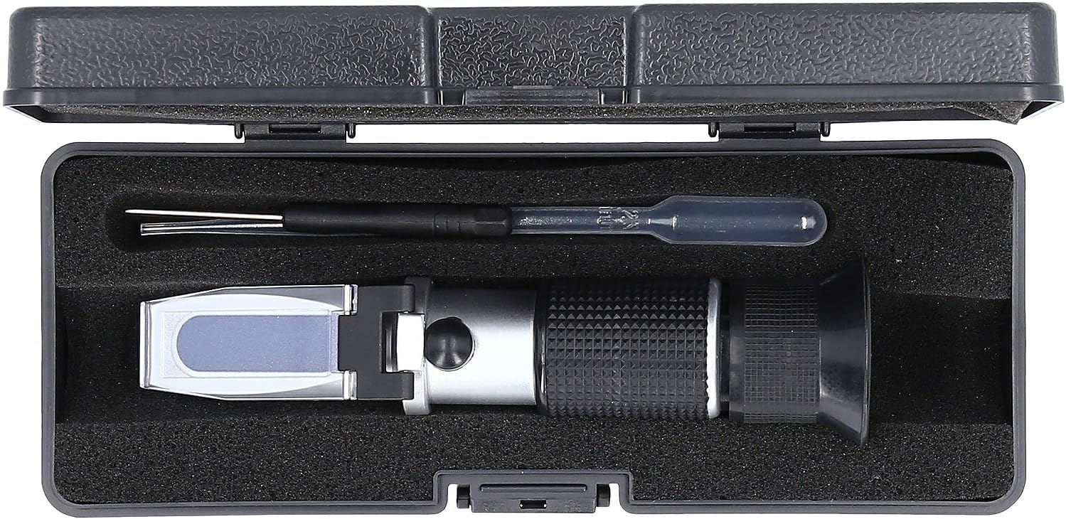 KS Tools - 550.1285 - Réfractomètre AdBlue, antigel, batterie - Oculaire réglable