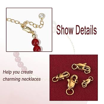 18kゴールドネックレス ロブスタークラスプ 1個売り】 留め具 18金 イエローゴールド フック ロブスター