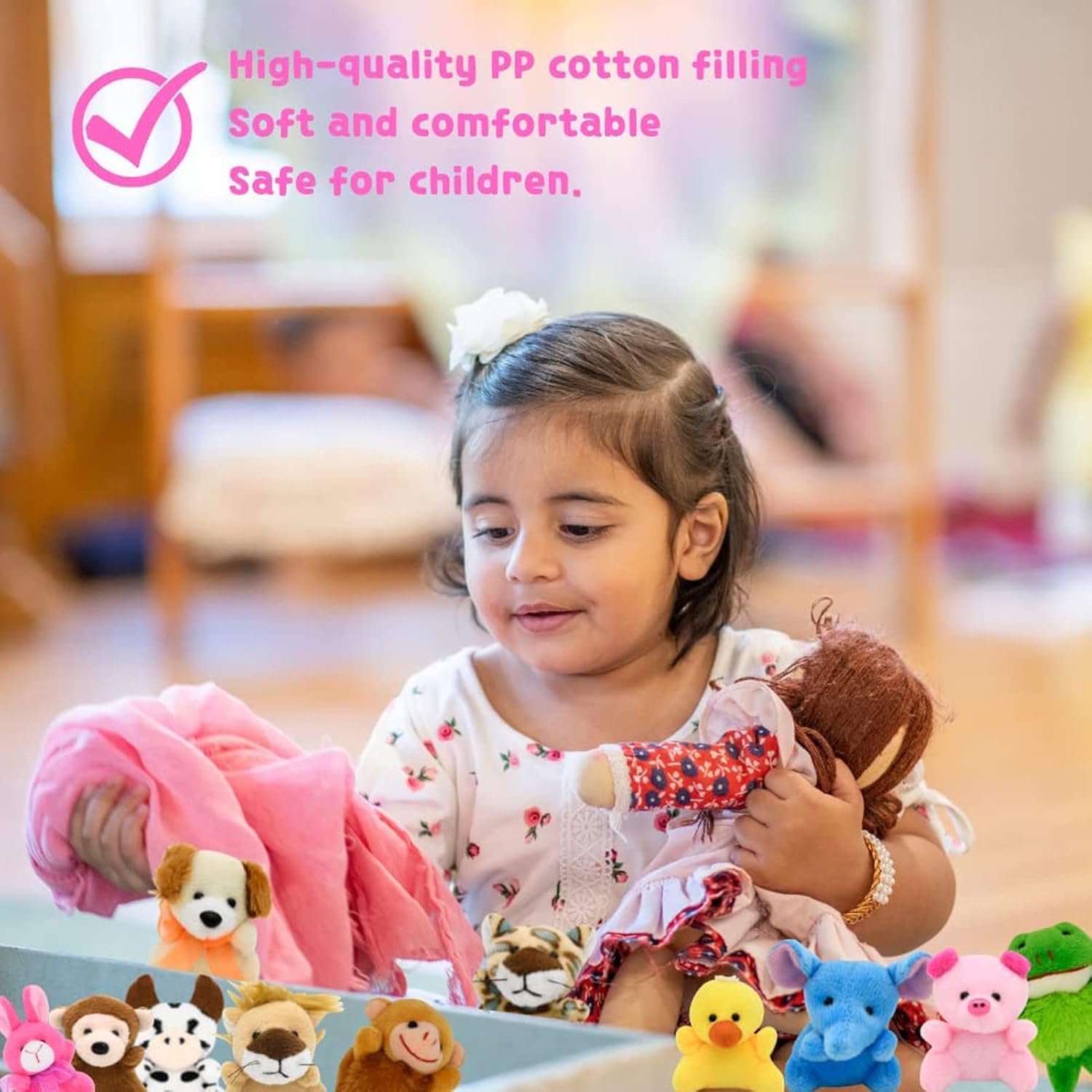 12 PCS Easter Eggs Filled with Mini Plush Animal Toys, Easter Basket Stuffers for Toddler Boys Girls, Plastic Easter Egg Filler Animal Plush Easter Gift for Kids, Easter Egg Hunt Party Favor