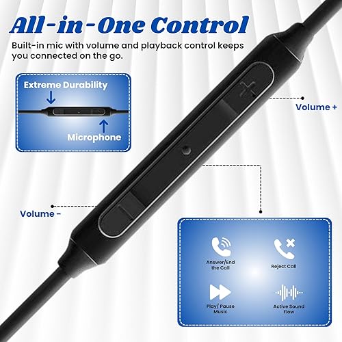 Miniatura 3 de Auriculares compatibles con Samsung Galaxy S23 S23 Ultra | S22 S22 Ultra | S21 S21 Ultra | S20 S20 Ultra, Note 10+ Original USB tipo C in-Earbuds -