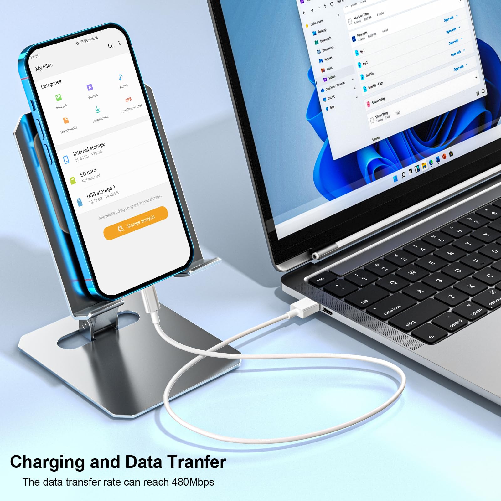 Cavo USB Type-C 1.8M,Cavo USB C 120W 6A per Redmi Note 13 12 11 11s 11