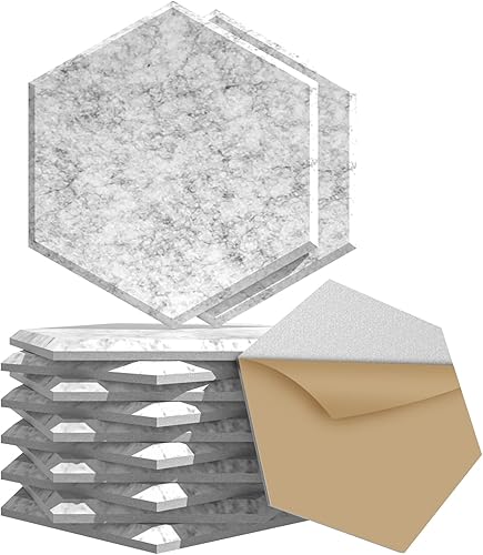 Miniatura 14 de Paquete de 56 Paneles de Espuma Acústica |1"x12"x12" Paneles de Pared Acústicos de Recuperación Rápida |Paneles Reductores de Sonido de Alta Paquete