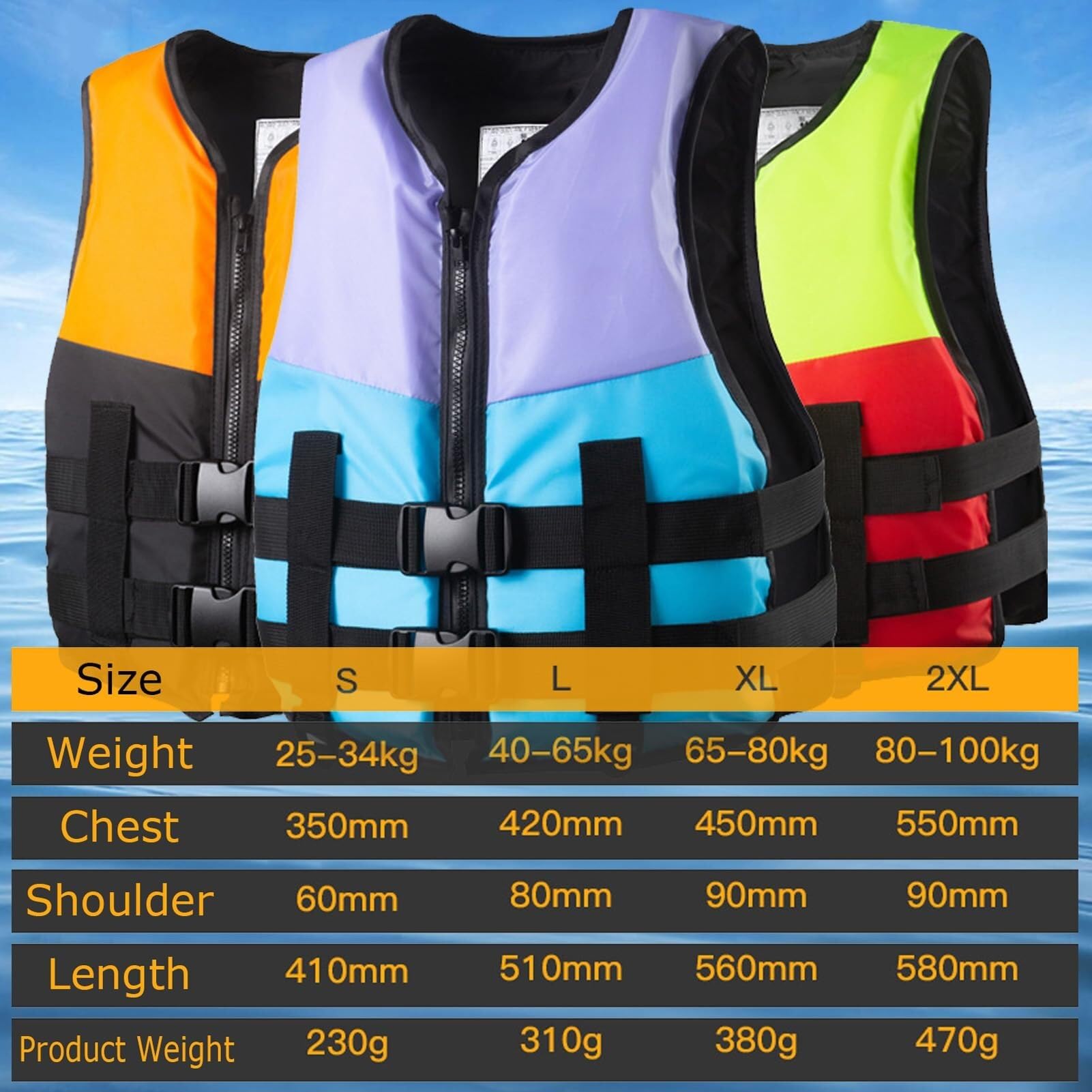 Buoyancy Aid Paddle Life Vest Kayaking Life Jacket Adult Zeraty - Main Image