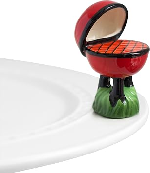 Nora Fleming Hand-Painted Mini Hot Stuff Grill A63