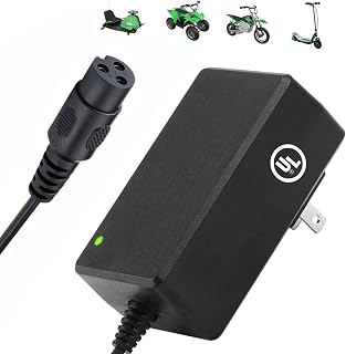 24V UL Charger for Razor MX350 Dirt Bike, Pocket Mod, Motorcycl, MX400 Dirt Rocket, E300, E200, Moped, Quad, 4 Wheeler, Go Kart, Power Core E100, E100, Dirt Quad ATV