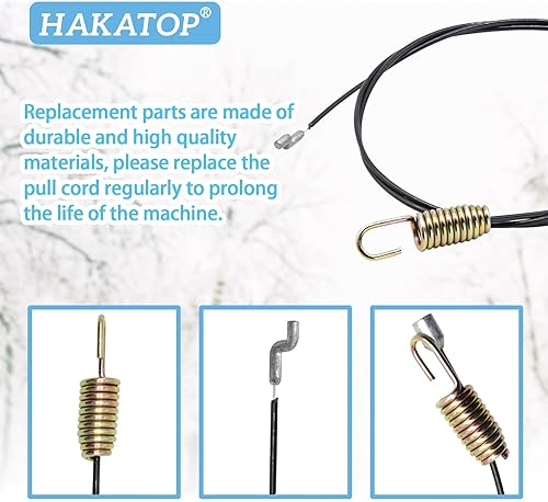 Miniatura 4 de HAKATOP 946-04230b Cable de embrague de accionamiento de barrena para MTD Cub Cadet 746-04230 746-04230A 946-04230 946-04230A soplador de