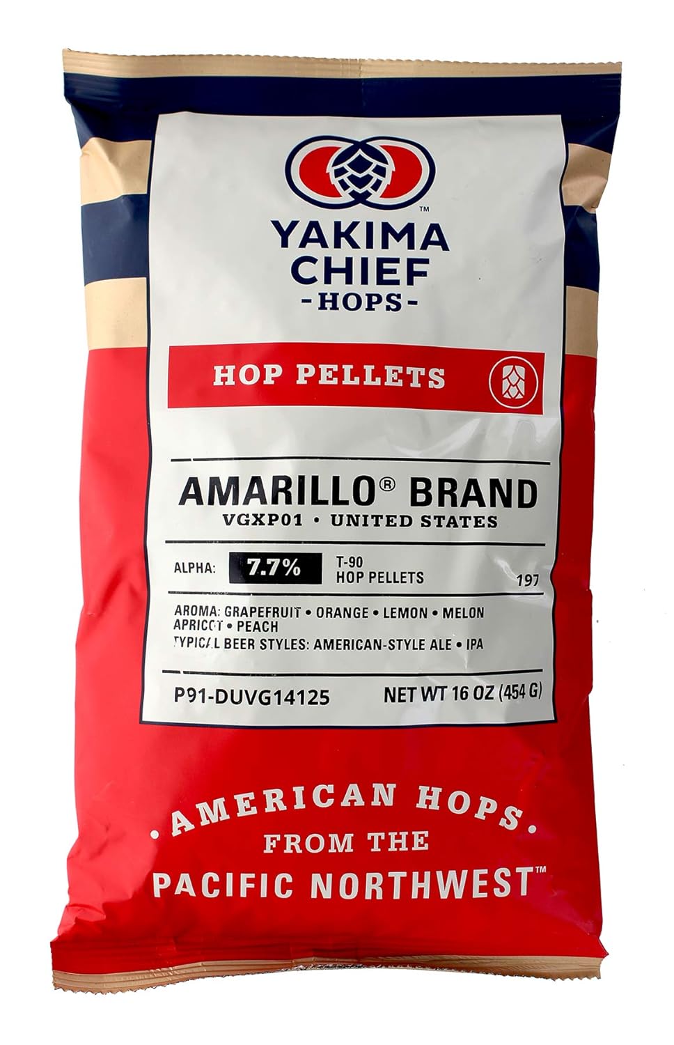 Learn To Brew LLC - HOZQ8-1224 Amarillo Hop Pellets for Home Brewing 1 lb.