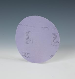 Cubitron II Hookit Film Disc 360L - P320 Grit Sanding Disc - Hook and Loop Backing - Clear Coat, Composite, Wood - For Random Orbital Sanders - 3'
