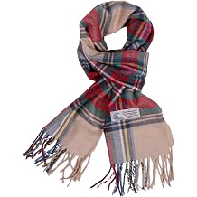 Tartan Plaid Cashmere Feel Classic Soft Luxurious Winter Scarf For Men Women