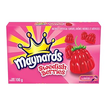 6 -Pack of Maynards Swedish Berries 100g / 3.5oz Made in Canada