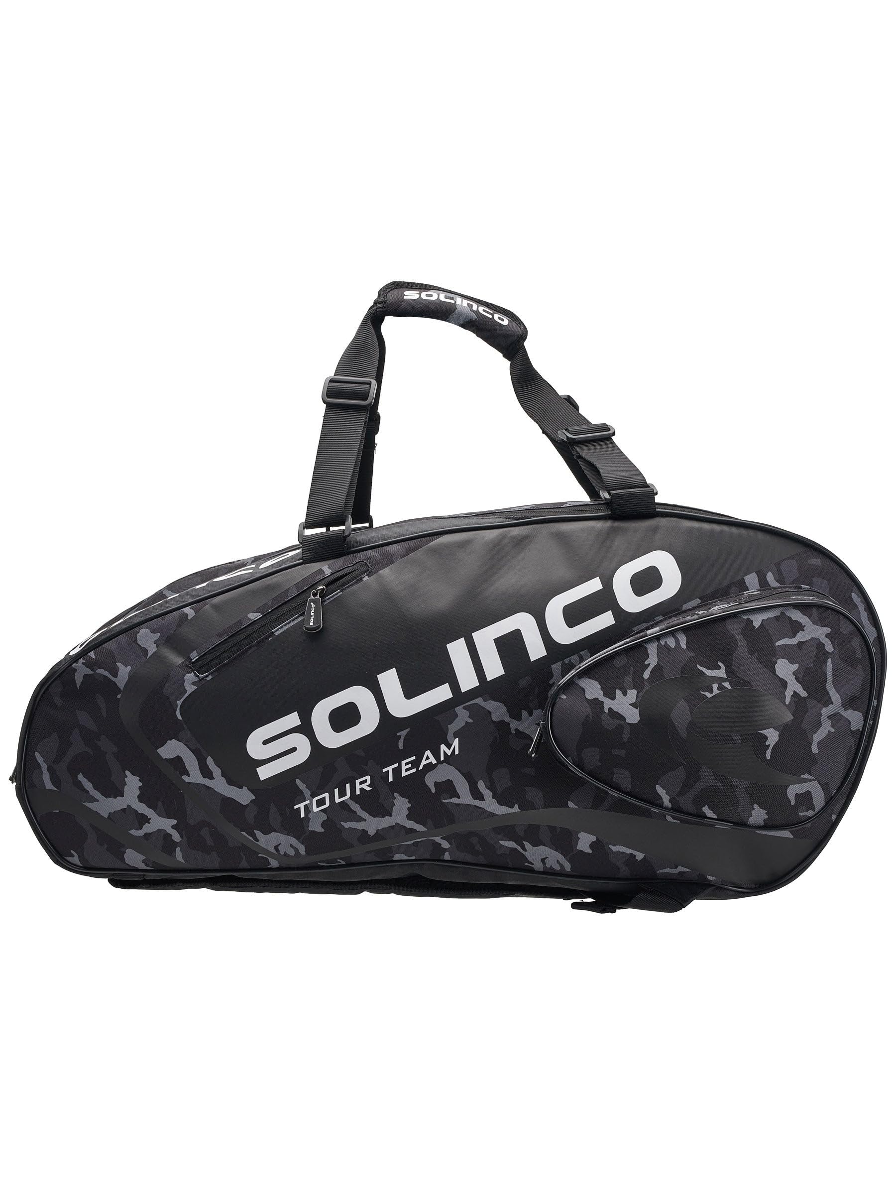 Solinco Black Camo 15 Pack Tennis Racquet Bag