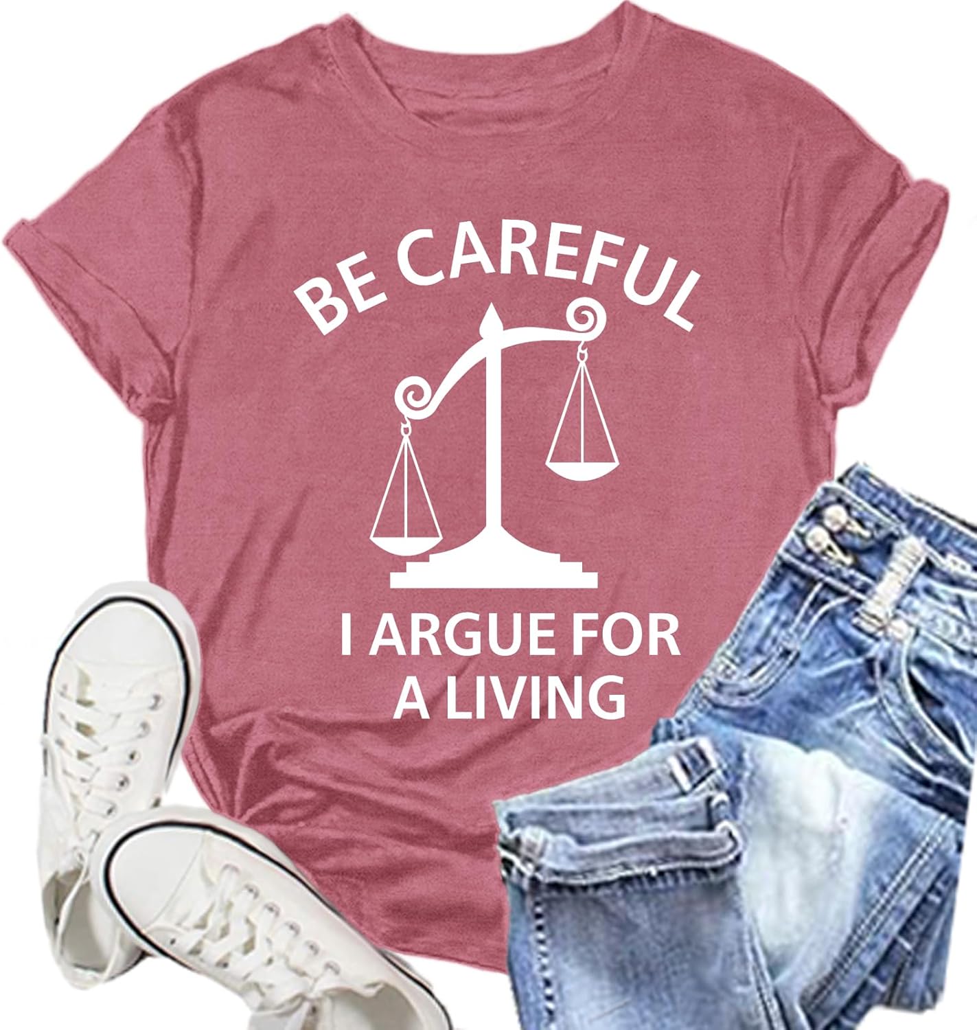 Lawyer Shirts for Women Attorney Tshirt Law Advocate Tee Tops