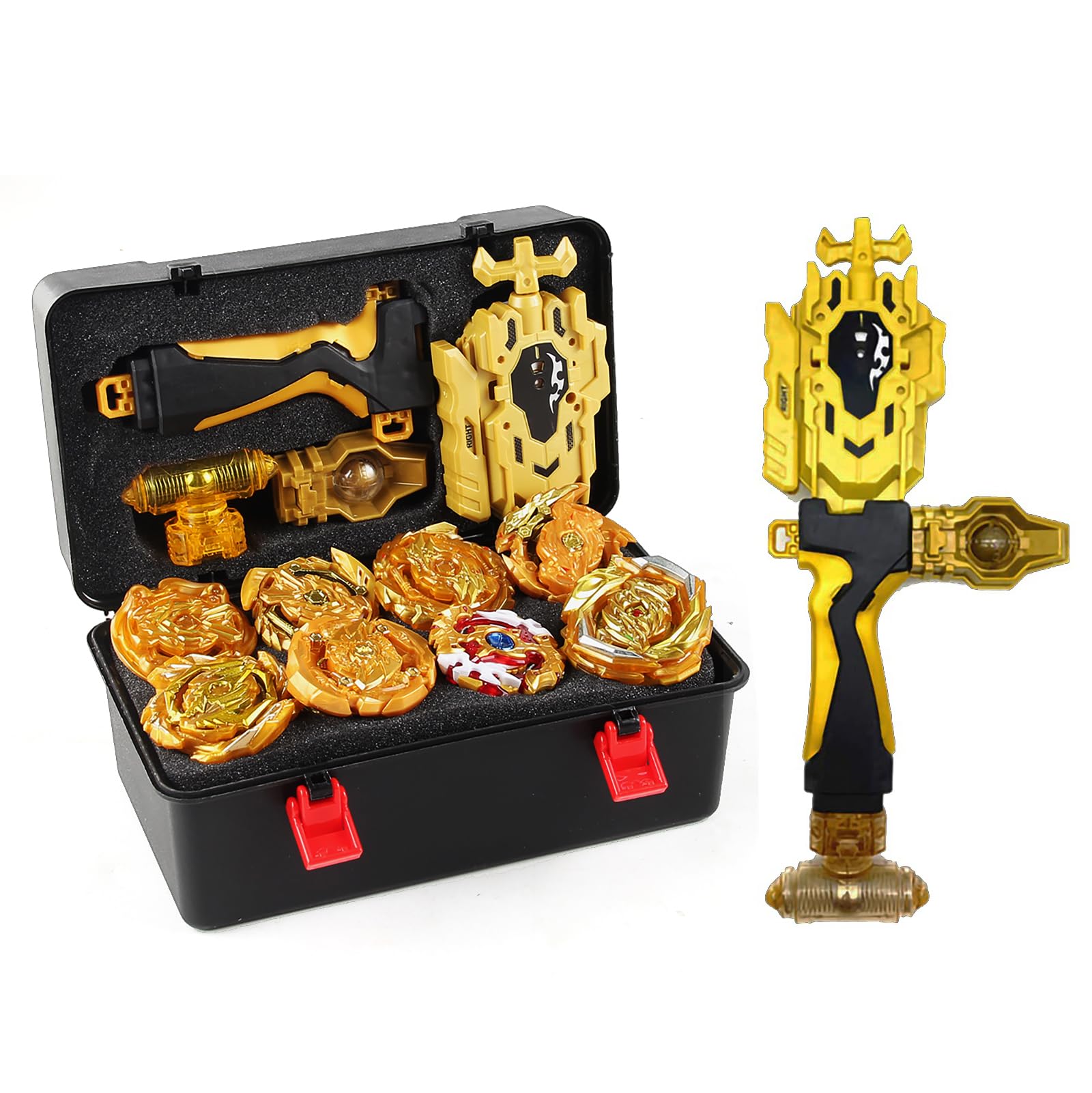 Baybledas Peonzas Burst Turbo Blade, Juego de Regalo 4D con