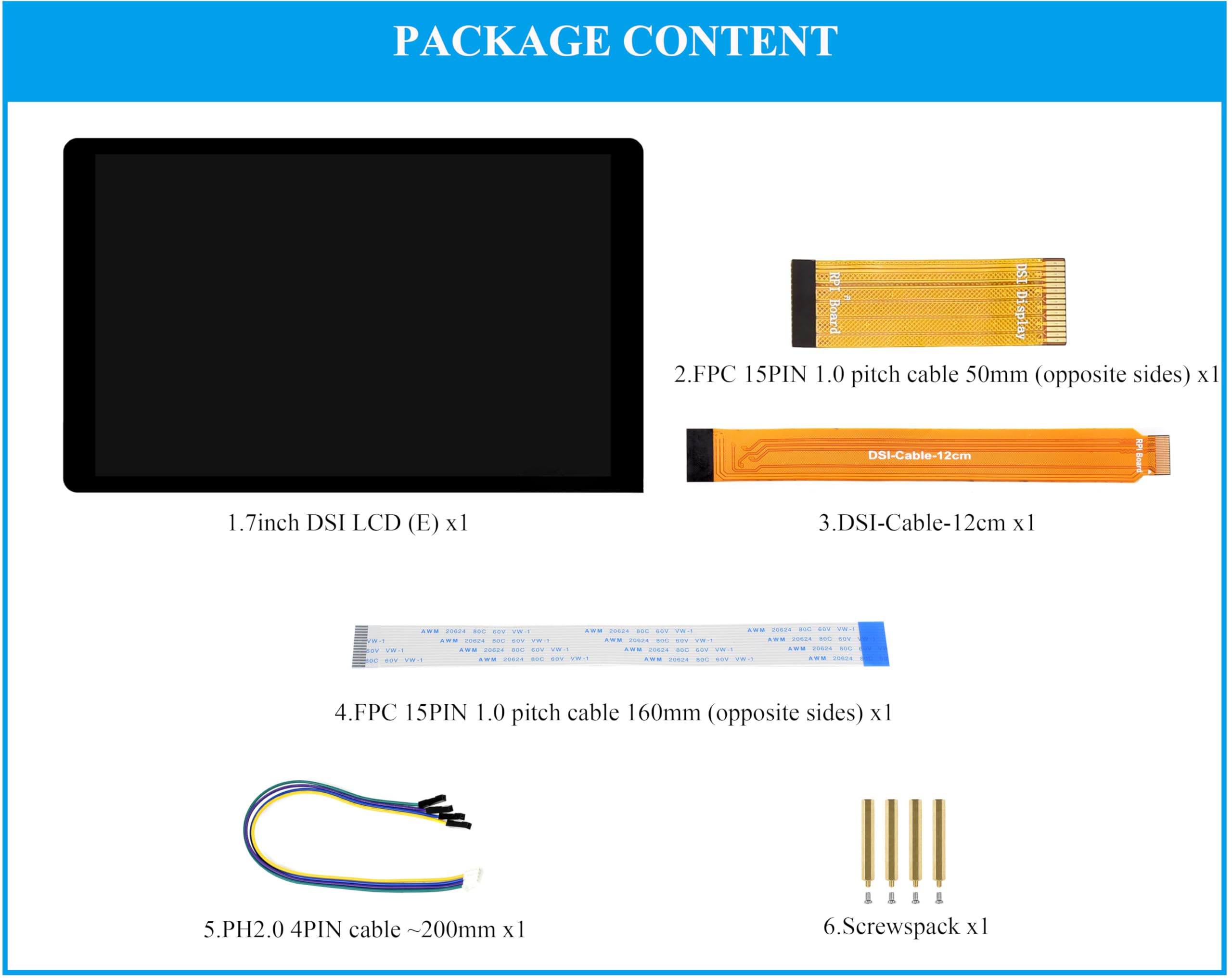 Amazon.co.jp: 7インチ DSI LCD Raspberry Pi 5/4B/CM4/3B+/3A+/3B