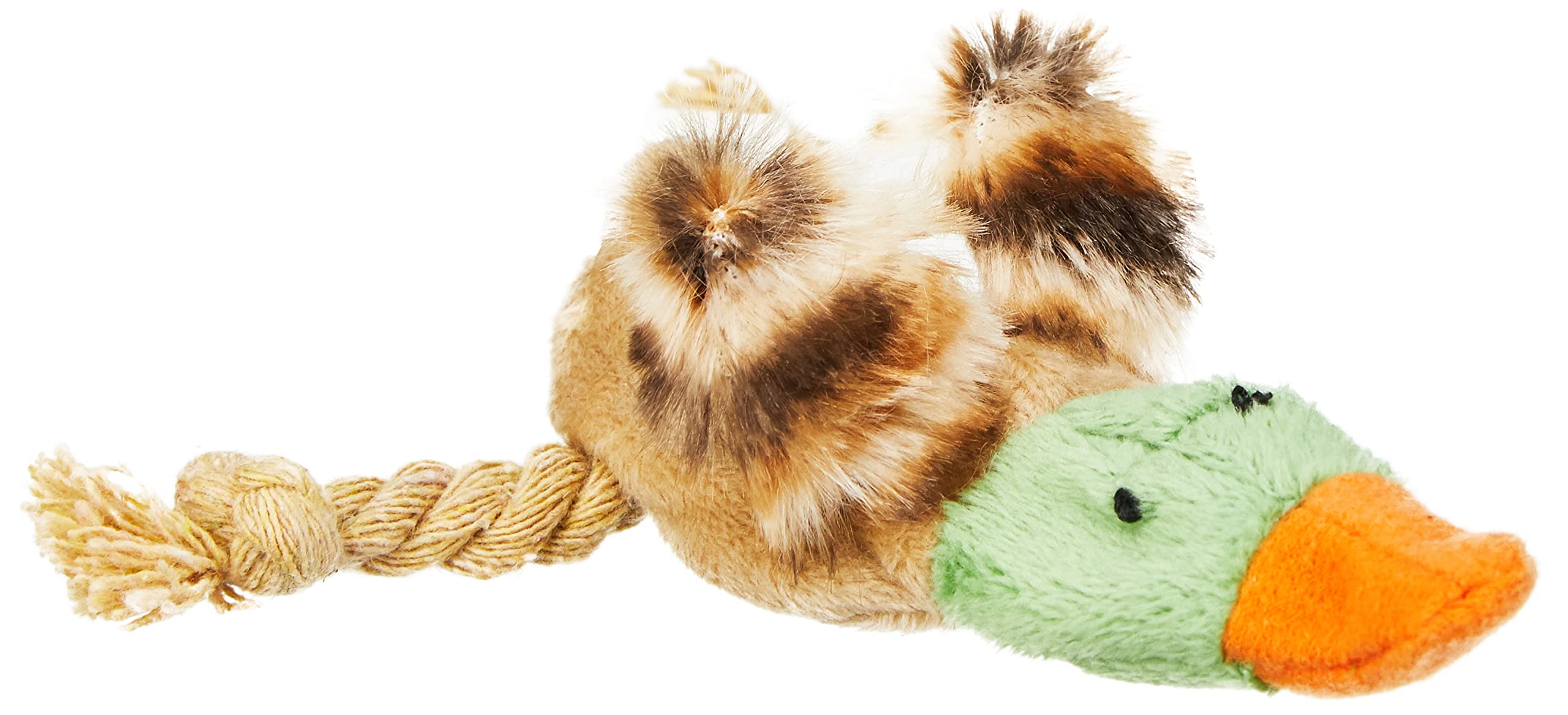 Nobby Fun For Cats Pluszowe Kaczątko z Kocimiętką, Wielokolorowa, 10 cm