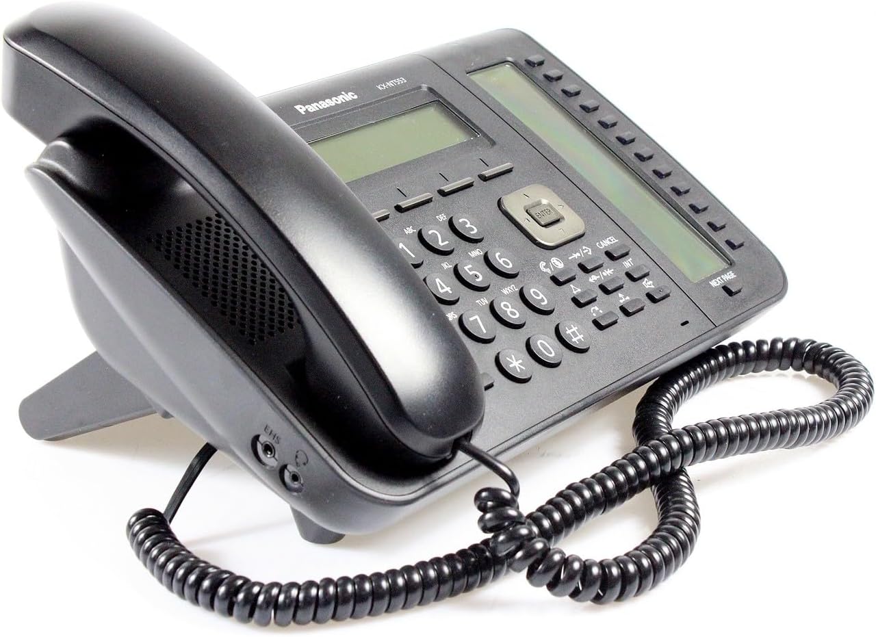 Panasonic KX-NT553 ( Hands Free Functionality, System Phone, IP Phone:IP enabled )