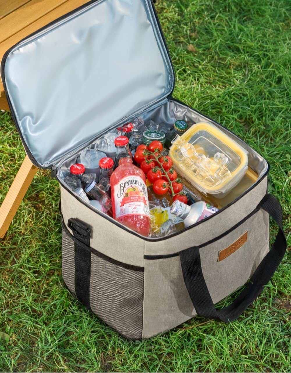 MKHJBFGIクーラーボックス ソフト 折り畳み式 断熱材軽量 持ち運び可能 収納可能 冷蔵・保鮮・保温多機能 肩掛けをサーポート