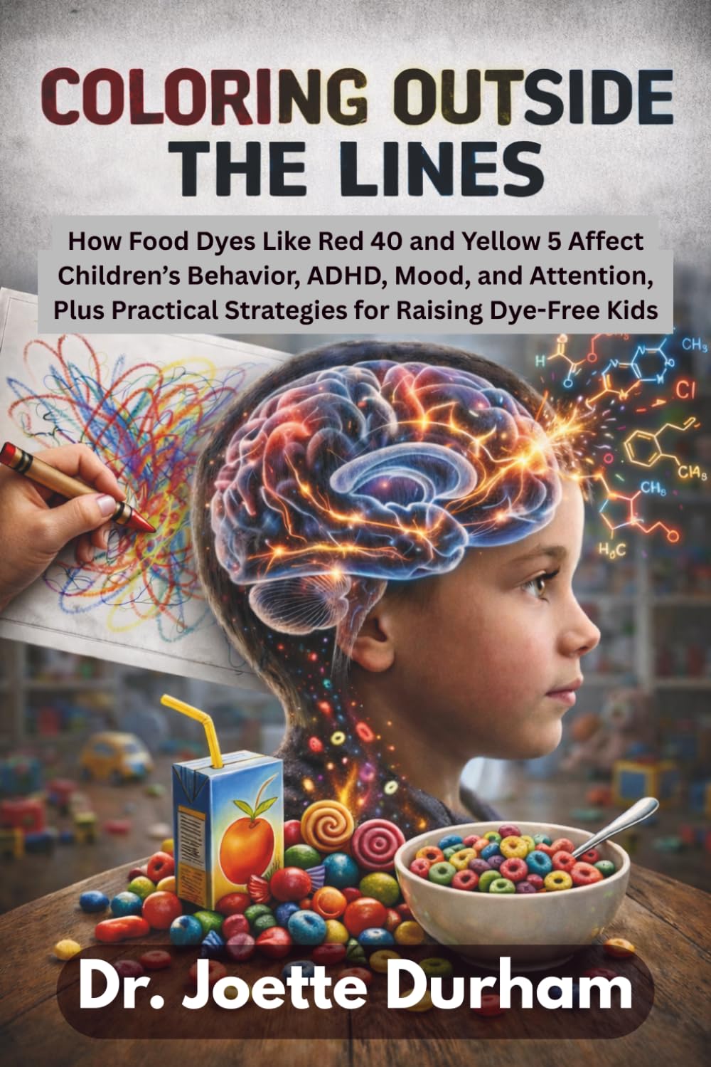The Artificial Dye-Free Guide for Parents: How Food Dyes Like Red 40 and Yellow 5 Affect Children’s Behavior, ADHD, Mood, and Attention, Plus