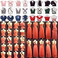 Vista 3 de Vestido de noche mil formas para mujer, vestido largo para coctel, vestido multiformas