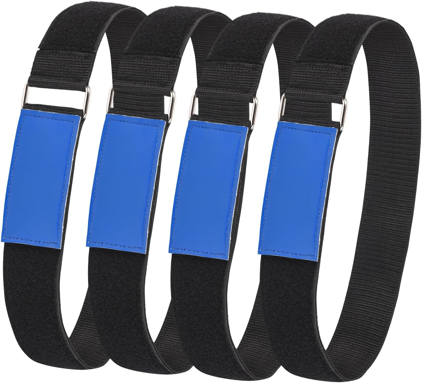 Ladder Rack Tie Down Straps, Multipurpose Securing Straps, Reusable and Adjustable, with Nylon Hook and Loop, for Ladder, Car, Truck or Boat, 33'' x 2'', 4 Pack