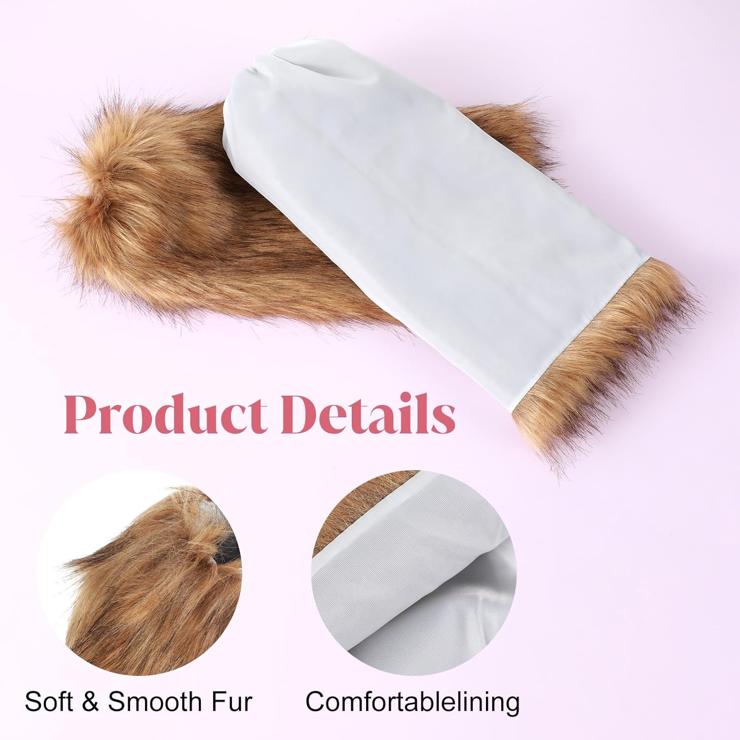 Fuzzy Leg Warmers for Women, Furry Leg Warmers, Faux Fur Boot Covers, Cozy Fur Legs Warmer for Winter Fashion Party - Image 5