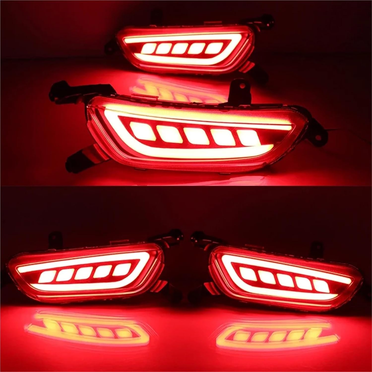 ブレーキライト 2 個リフレクター用のマツダ CX-3 CX3 201-2020 車 LED 【Wingioad】 リアフォグランプブレ