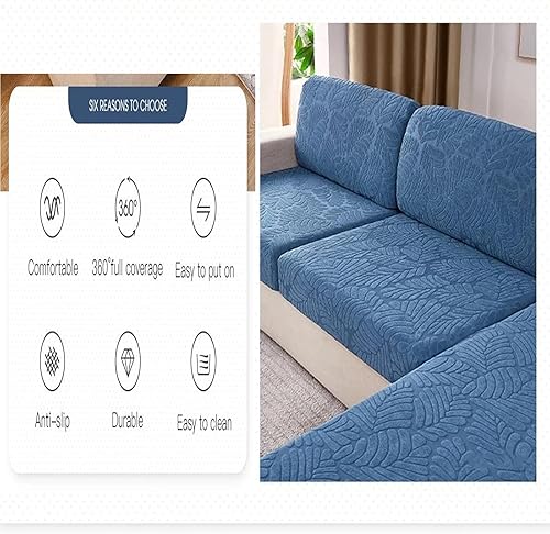 Miniatura 4 de Innvoa Fundas de sofá, fundas de sofá mágicas, fundas de sofá seccionales, fundas de sofá mágicas en forma de L mejoradas, elásticas, resistentes al