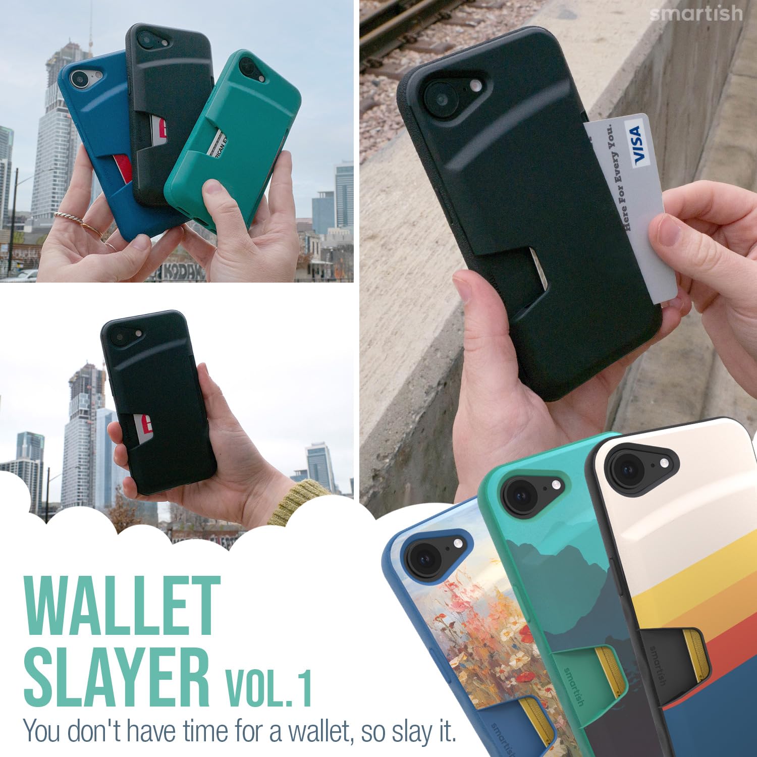 IPhone 16e Wallet Case – Schutzhülle Mit Kartenhalter, Klappständer & PU-Leder