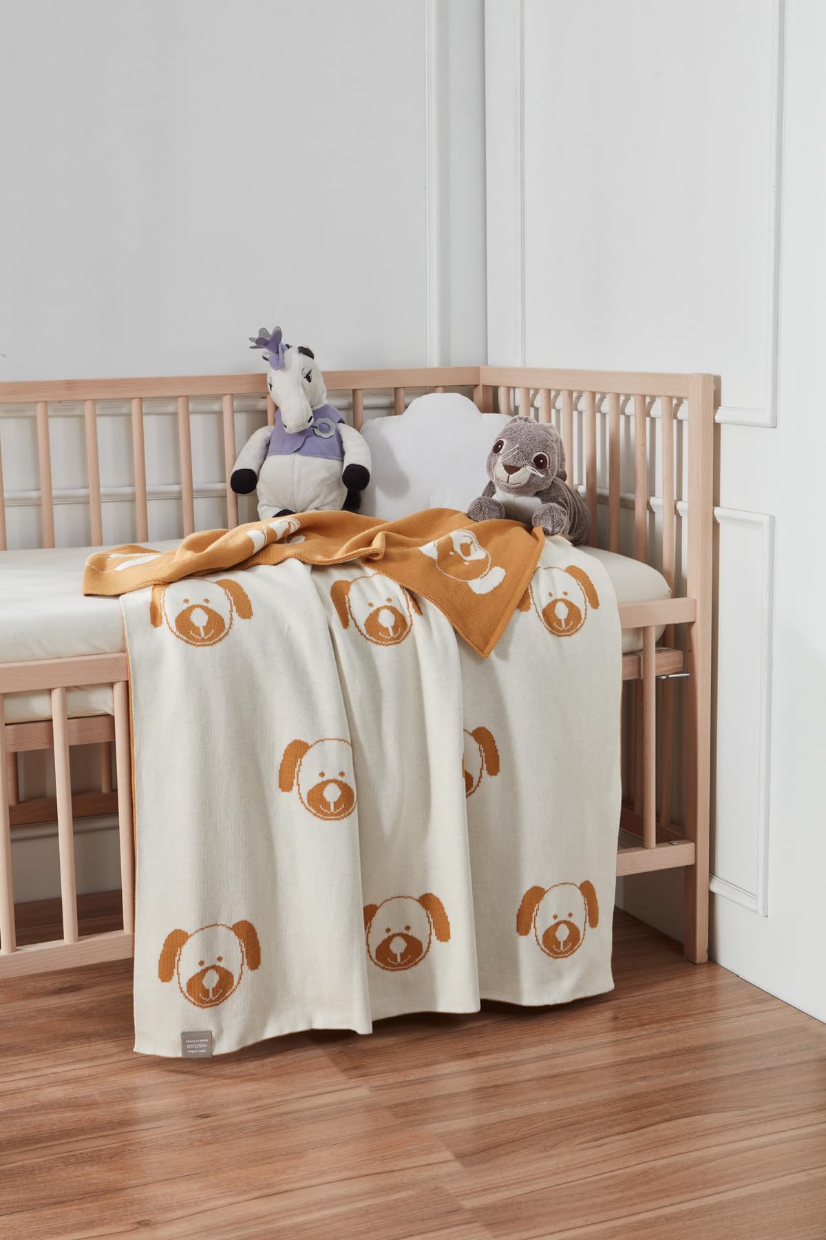 EVERSOFT FABRICS Premium Baby Blanket 350g- 100% Organic Cotton, Oeko-Tex 100 Certified, Lightweight & Soft - Image 2