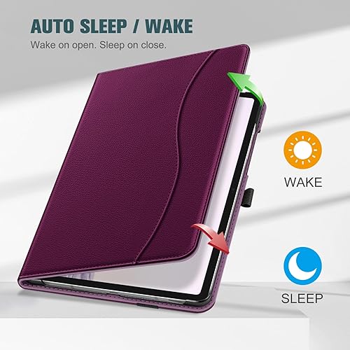 Miniatura 172 de Fintie Funda para Samsung Galaxy Tab S10 Lite/S10 FE/ S9 FE 5G 10.9 pulgadas/Tab S9 de 11 pulgadas con soporte para S Pen, cubierta protectora