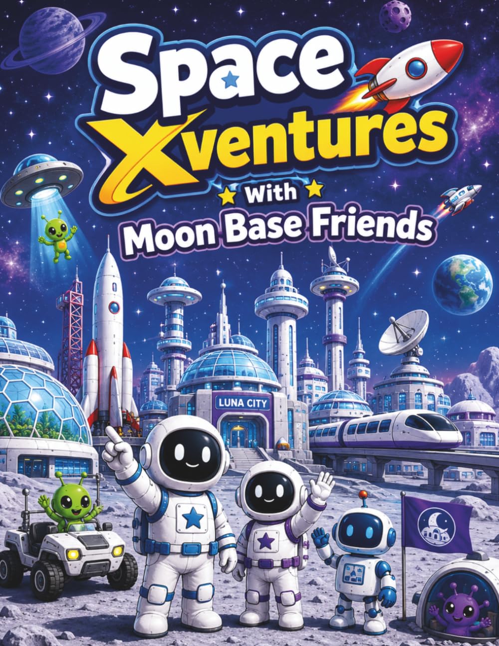 Space Xventures With Moon Base Friends