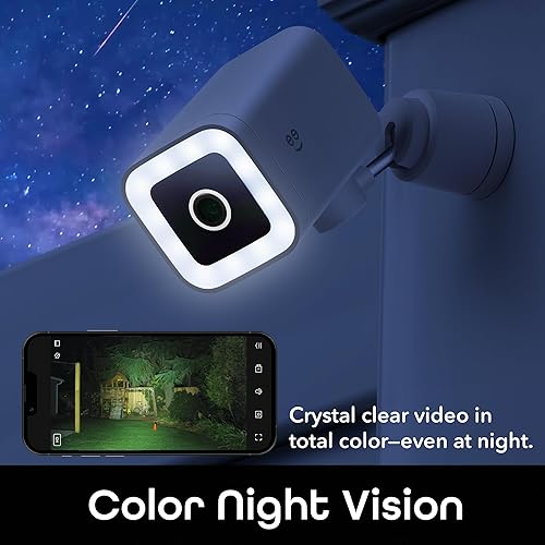 Miniatura 7 de Geeni Lookout - Cámara de seguridad para exteriores 2K con seguimiento de movimiento, IP65 resistente a la intemperie, control de voz WiFi,