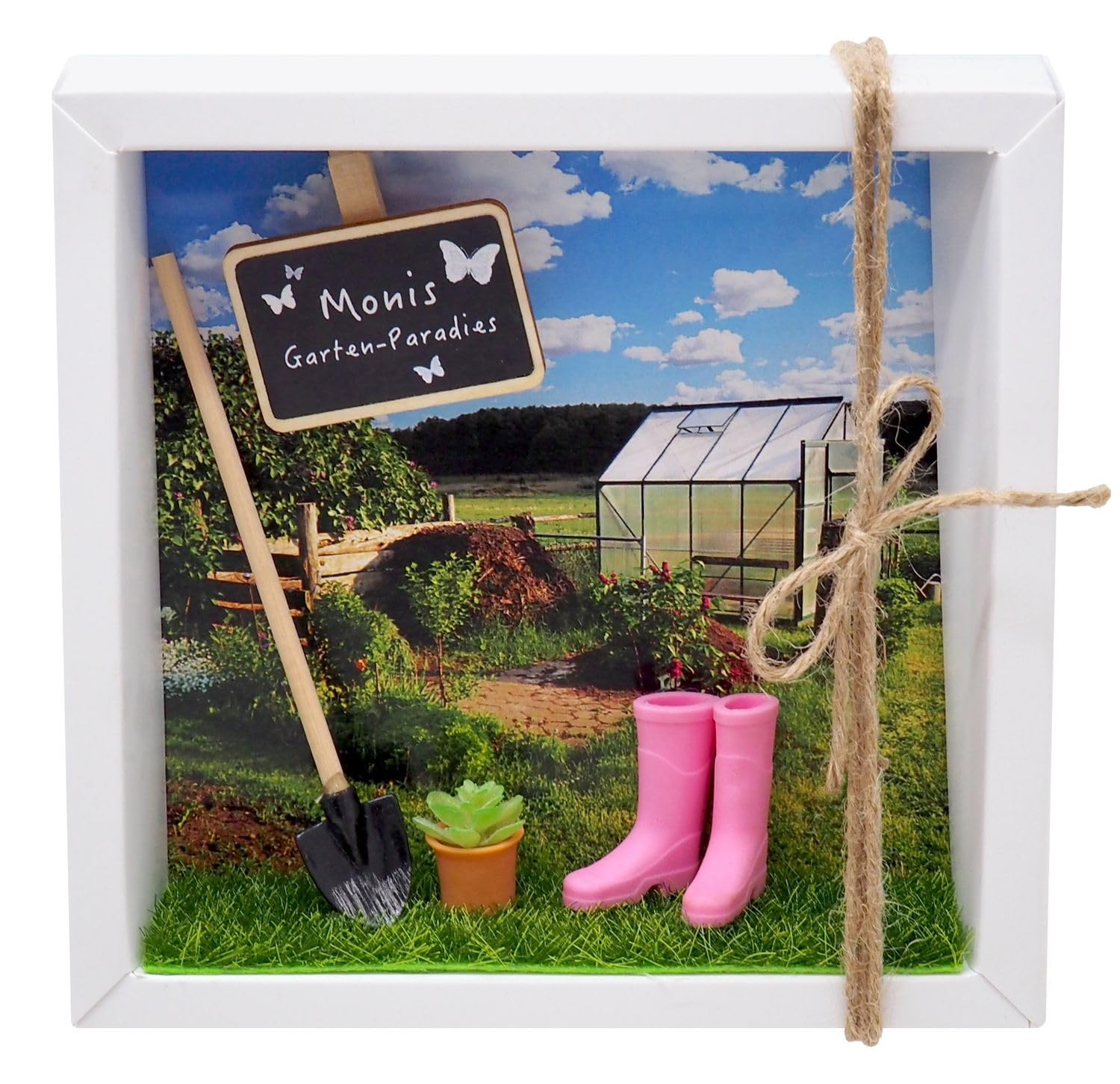 ZauberDeko Geldgeschenk Box Garten Gewächshaus Geldgeschenk Verpackung Garten