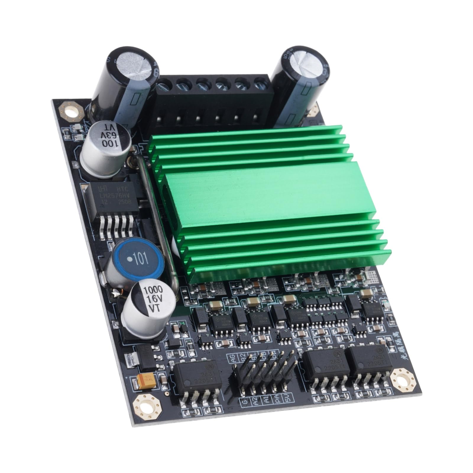 Canal 100A H Puente Módulo controlador de motor eficiente disipación de calor 12V 48V controlador de motor