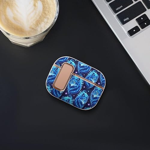 Miniatura 7 de Headphone Cover Compatible with Airpods Pro 2 Case Blue Galaxy Wolf, Plastic, with Lock, Shockproof Protective