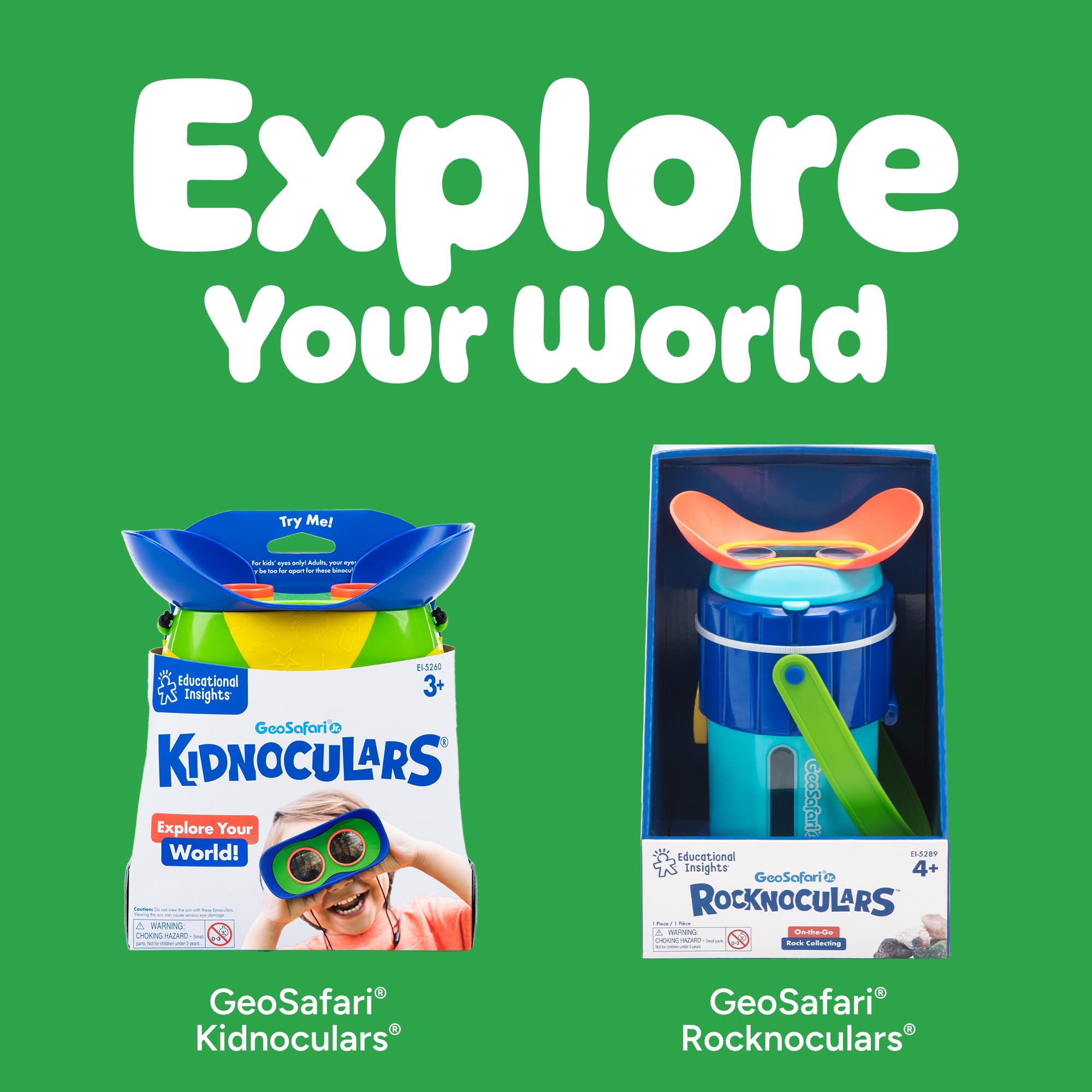 Learning Resources Bateau-loupe d’Exploration sous-Marine GeoSafari Jr – Loupe 3X – Jouet Sensoriel Étanche – Dès 3 Ans – Plastique Résistant + Dragonne