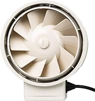 STERR IDM Fehér Csőventillátor 100mm - 26W Vezetékes Légcsatorna Ventilátor Fürdőszobába és Konyhába - 230V 3