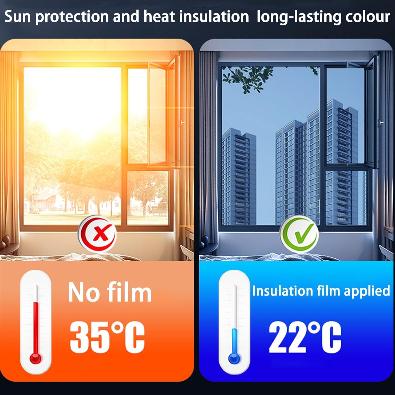 One Way Window Film Privacy Anti Glare Window Film Privacy Film For Glass Windows Reflective Window Film UV Blocker Window Tint Film Home, Office, Sun Protection Privacy Window Film ( Color : Green ,