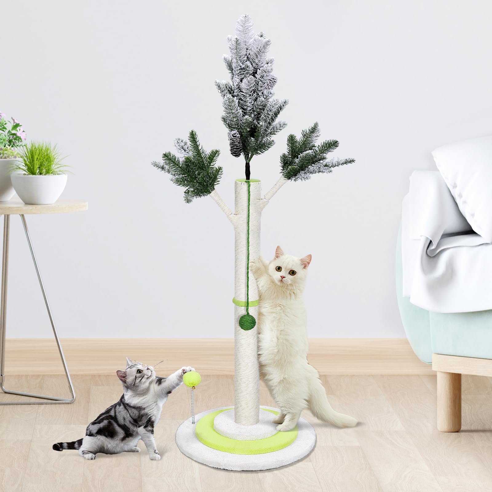 Topmart Cat Scratching Post, 51.2”Tall Scratching Post for