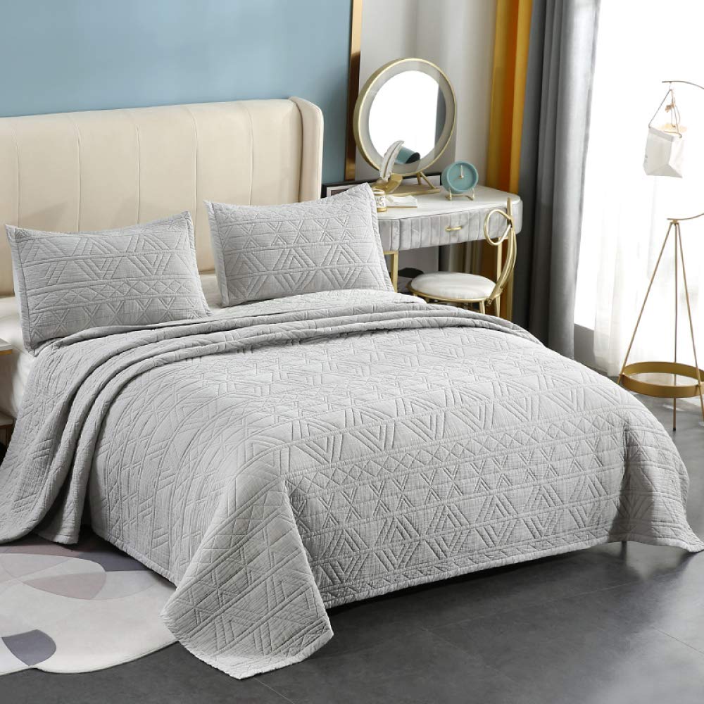 Piumino King Size LE FARFADET – Morbido E Reversibile Per Tutte Le Stagioni, Imbottitura In Microfibra, 228,6 X 259,1 Cm, Bianco