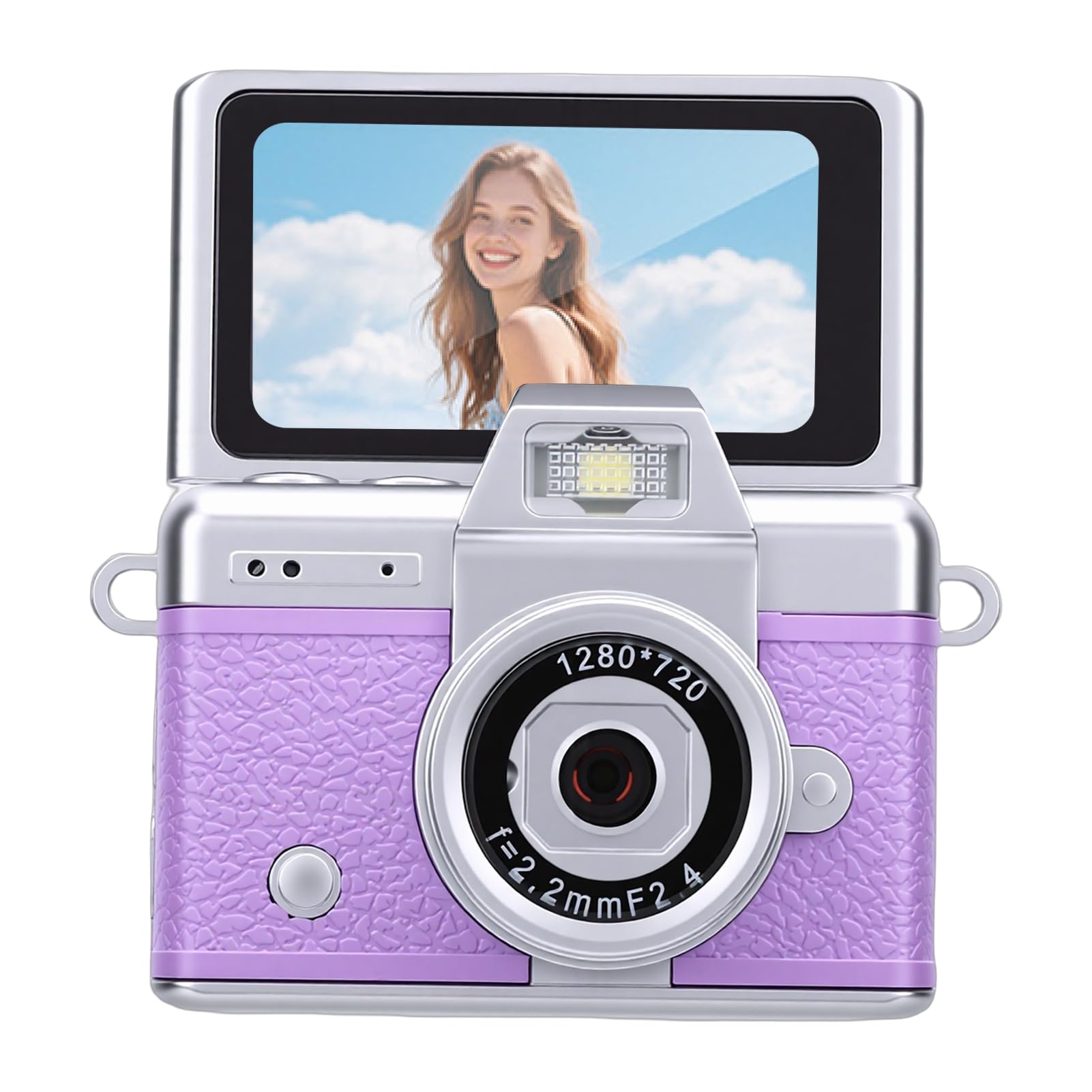 GOWENIC Mini Câmera Digital Com Chaveiro, Mini Câmera retrô de